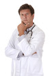 Photo: thinking doctor thinking doctor
