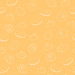 Seamless pattern with different cookies
