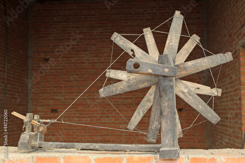 Photo: spinning wheel spinning wheel