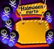 Vector: Halloween party. Halloween party.