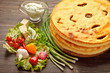 Photo: Ossetian pies. Ossetian pies.