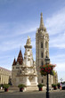 Die Matthiaskirche im Burgenviertel auf dem Burgberg in Budapest