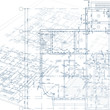 Architectural background. Part of architectural project