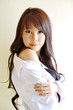 Glamorous girl in white shirt07