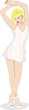 Girl in dancing