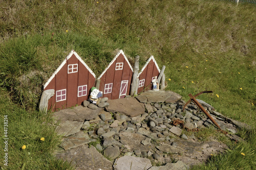 Photo: Small toy elf house in Iceland. Small toy elf house in Iceland.