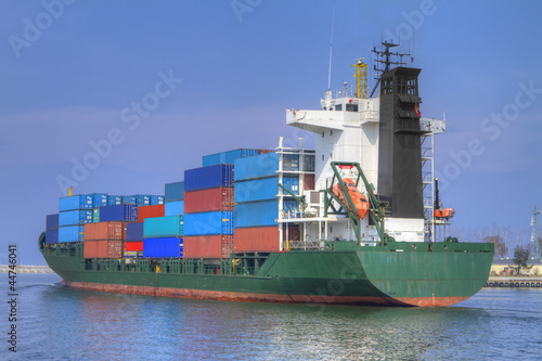 Photo: Container Cargo Ship Container Cargo Ship