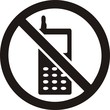 pictogramme interdit téléphone portable