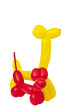 Toy of balloons isolated