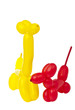 Toy of balloons isolated