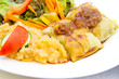 Maultaschen mit Salat