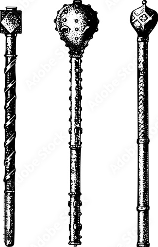 Illustration: Mace as symbol of power Mace as symbol of power