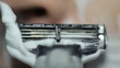 razor shaves POV close up