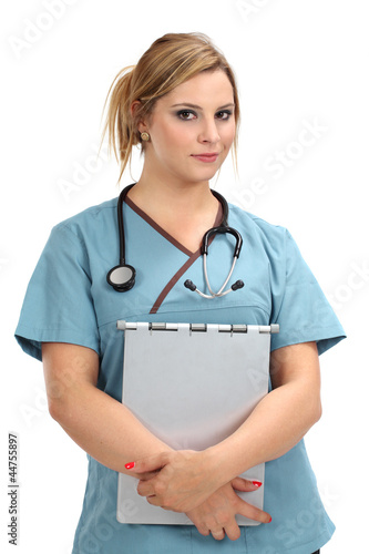 Photo: Beautiful blond nurse Beautiful blond nurse