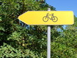 Radweg Schild