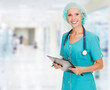 Photo: Medical doctor woman in the office Medical doctor woman in the office