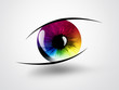 rainbow eye
