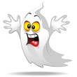 Scared Ghost Funny Halloween C...