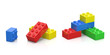 Colorful plastic blocks
