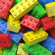 Colorful plastic blocks