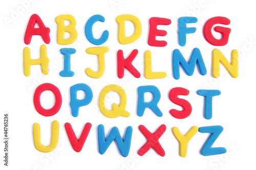 Photo: Colored alphabet Colored alphabet