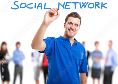 Photo: Social network Social network