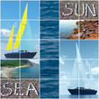 Photo: sea waves and yachts during the holiday period sea waves and yachts during the holiday period