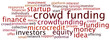 Tag Cloud Crowd Funding