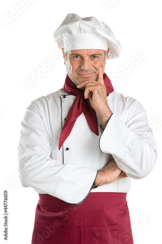Photo: Satisfied professional chef Satisfied professional chef