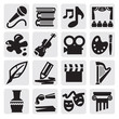 Arts icon set