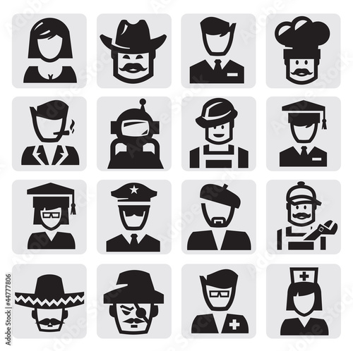 Vector: People professions People professions