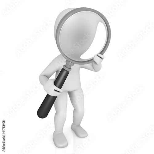 Illustration: Looking very closely Looking very closely
