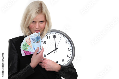 Photo: Time is money Time is money