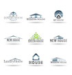 Building icon set. Abstract architecture for your design. Vol 3.