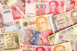 Background of asian currency.