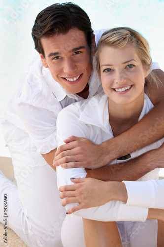 Photo: Portrait of a young, attractive couple Portrait of a young, attractive couple