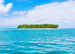 Tropical island in ocean