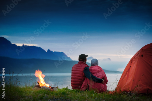 Photo: couple camping couple camping