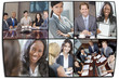 Interracial Men & Women Businessmen & Businesswomen