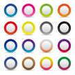 Vektor: Color collection picto glossy Color collection picto glossy