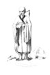 Traditional Asian Monk - Penitent