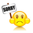Vector sorry smiley