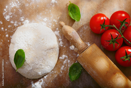 Photo: Ingredients for homemade pizza Ingredients for homemade pizza
