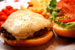 Cheese Buger with Black Pepper