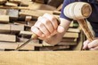 gouge wood chisel carpenter tool working wooden background