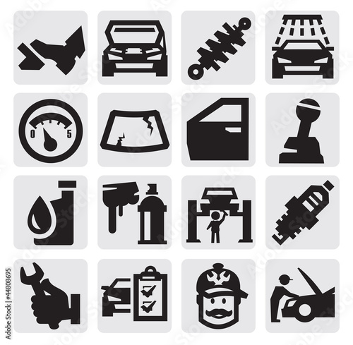Vector: car service car service