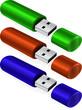 Vector: Abstract flash drive Abstract flash drive