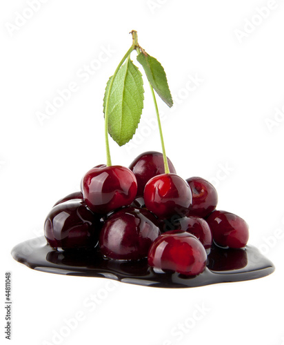 Photo: cherry in a chocolate cherry in a chocolate
