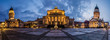 Gendarmenmarkt Berlin Mitte zur blauen Stunde Panorama