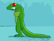 Iguana Lizard Comic